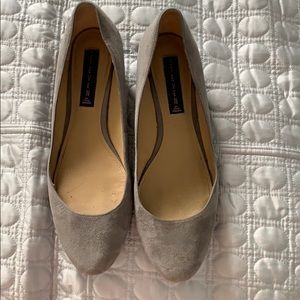 Hardly worn Steven flats suede leather